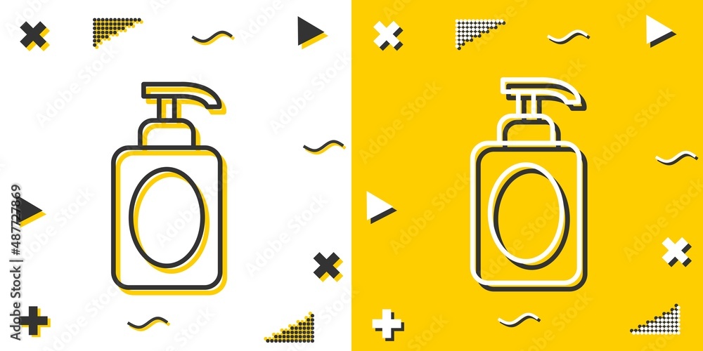 Poster soap line icon. simple outline style.soap linear sign. vector illustration isolated on white backgro