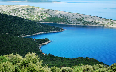 the Istrian coast of beautiful Croatia