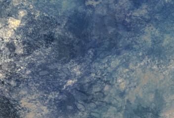 Blue grey painted background abstract dark vintage grunge stained paper or stone texture with rustic distressed weathered pattern