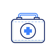 Health Box, Medical Icon Illustration