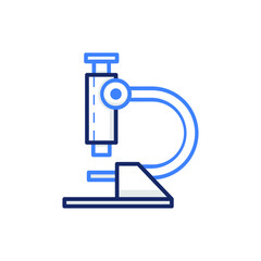 Laboratory Microscope Illustration