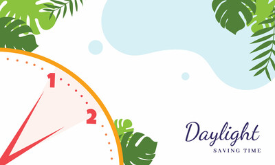 Daylight Saving Time background 