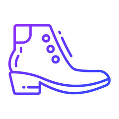 footwear icon, trendy Style, Isolated on White Background, Stock vector illustrations.