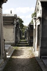 cemetery in the town