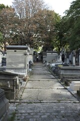 cemetery in the town