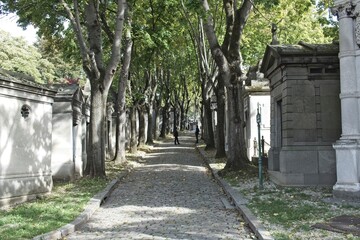 cemetery in the town