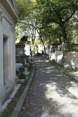 cemetery in the town