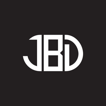 JBD letter logo design on black background. JBD creative initials letter logo concept. JBD letter design.