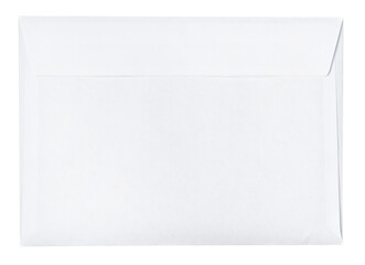 Blank envelope isolated on white background