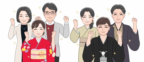 若い子供のいる家族