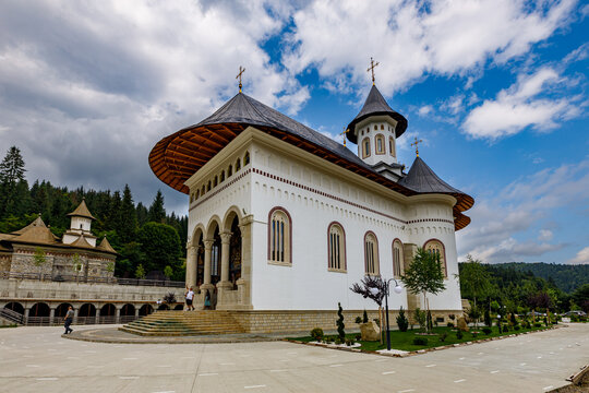 The monastery of Putna in the Bucovina of Romania