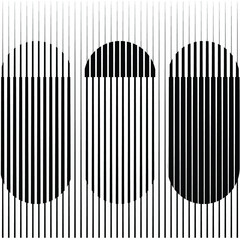 Art composition with lines .Modern art design .Neutral color stripes .Transition speed lines .Bauhaus style .Geometric shape. Wall art .