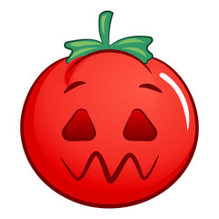 halloween tomato isolated