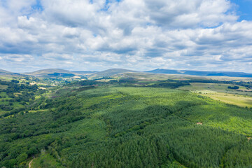 Brecon Beacons from drone