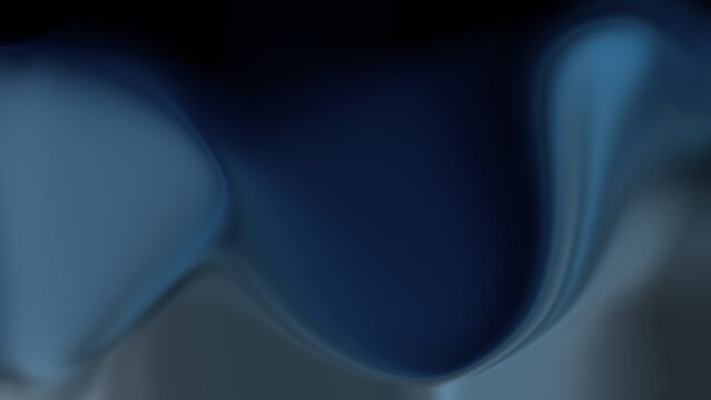Abstract background color Blue that flows like liquid ,  Modern shapes, illustrations wallpaper