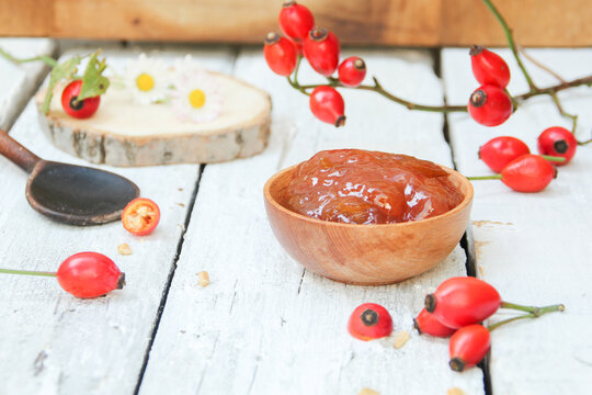 Hagebutten Marmelade Wildfr&uuml;chte Wild Fr&uuml;chte 