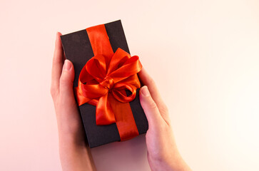 gift box with a ribbon