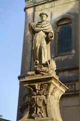 Fototapeta na wymiar Lecce: San Giovanni Battista church, in Baroque style
