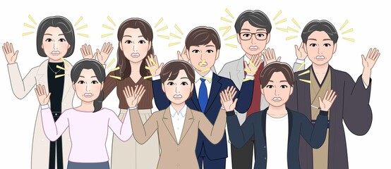 Obraz premium 色々な日本人