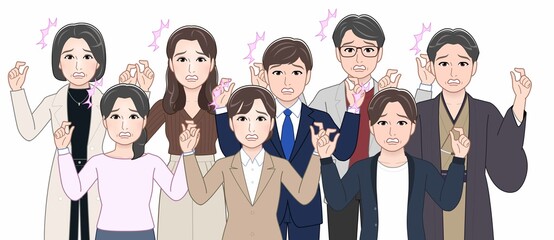 Obraz premium 色々な日本人