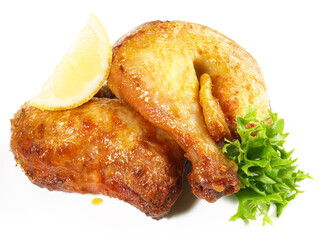 Hähnchenkeulen vom Grill - Freigestellt