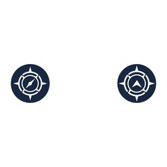 Compass Logo Template vector icon illustration design