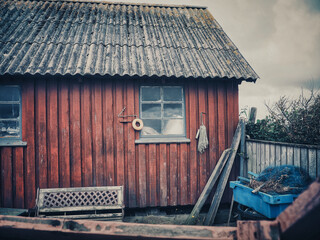 old wooden house