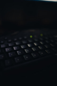 Keyboard in low light