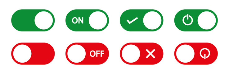 On Off Set Icon Vector