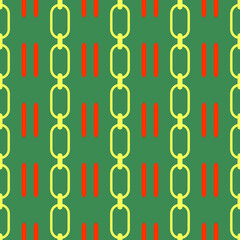 Fototapeta na wymiar Chain links seamless pattern. Vector stock illustration eps10. 