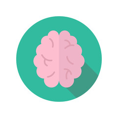 Brain vector icon symbol design