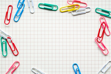 Abstract striped notebook on white paper line pattern. Blank notebook. picture for add text message or used background on website