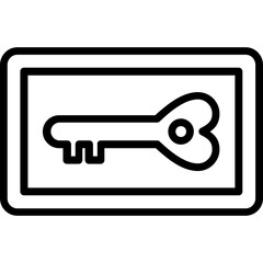 Key Card Icon 