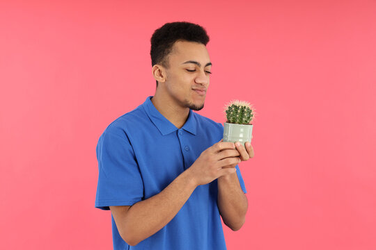 Concept of people with young attractive man