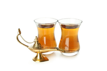 Concept of Ramadan Kareem isolated on white background