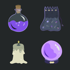 Witch wizard set magic