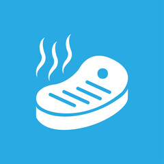 Fototapeta premium meat icon on a white background, vector illustration