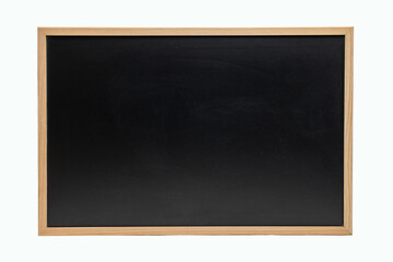 Chalkboard empty blank against a white background with copy space