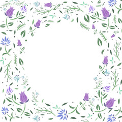 Floral frame