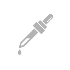 pipette icon on a white background, vector illustration