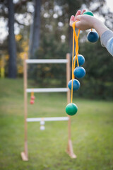 Lasso wooden outdoors game 