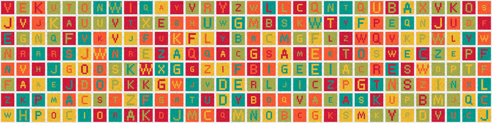 Abstract Geometric Pattern generative computational art illustration