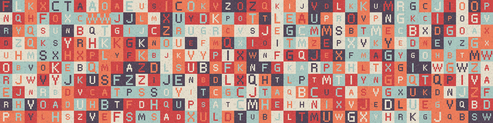 Abstract Geometric Pattern generative computational art illustration