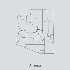 map of Arizona