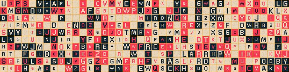 Abstract Geometric Pattern generative computational art illustration