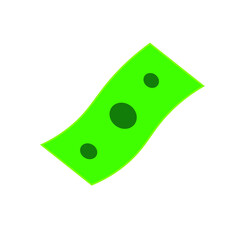 Money icon on white background. Vector illustration.