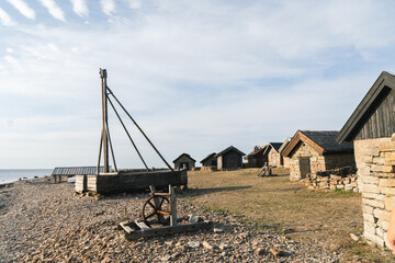 Altes Fischerdorf in Schweden