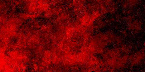 Abstract red background vintage grunge texture. Dark slate background toned classic red color, old vintage distressed bright red paper illustration, red wall scratches, blood Dark Wall Texture.