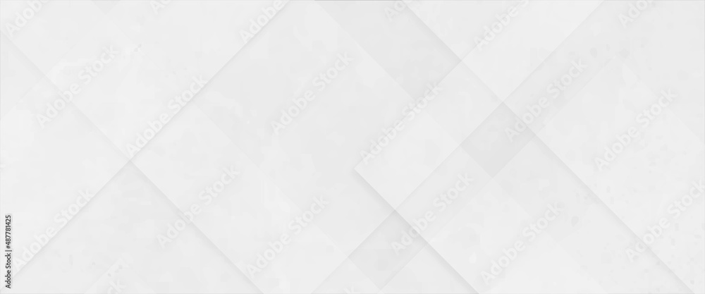 Poster abstract white background with diamond and triangle shapes layered in modern abstract pattern design
