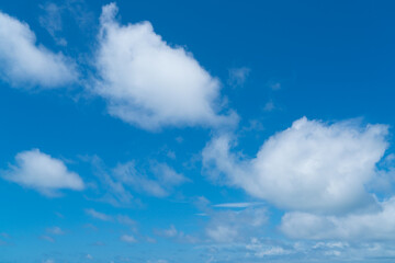 blue sky with clouds